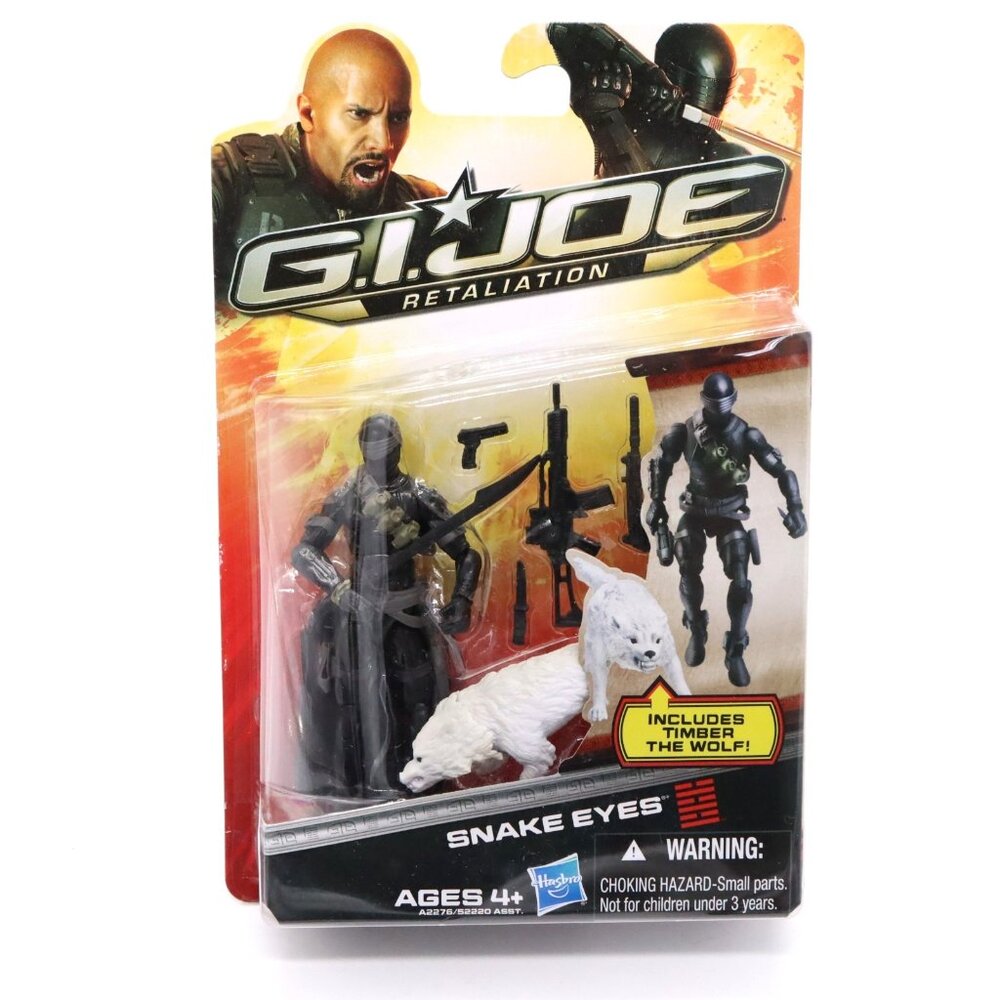GI Joe Retaliation Ultimate Snake Eyes 3.75 action figure Timber‎ 25th 50th